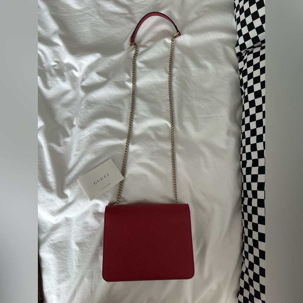 Gucci Interlocking Shoulder Bag Leather (Small) - Picture 5 of 6